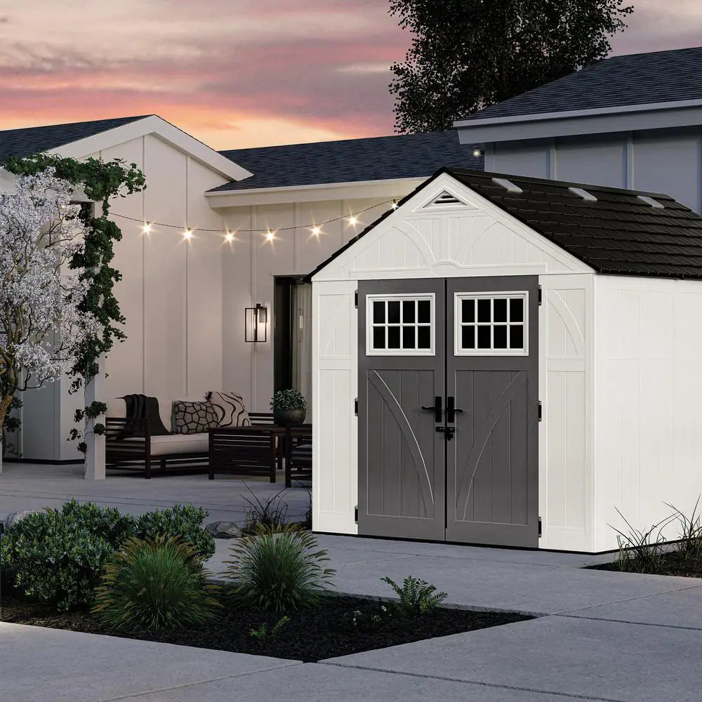 Tremont 8 Ft. W X 10 Ft. D Plastic Shed (85.32 Sq. Ft.)