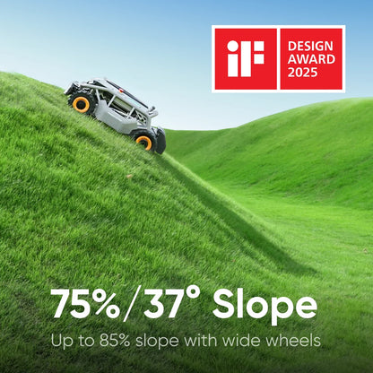 Indoor Mow-Plow Bundle | S1 4WD 18AH Lawn Mower+Snow Plow Kit+MOWFUN FPV