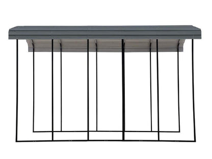 Arrow Carport, 14 ft. x 24 ft. x 14ft. Charcoal 14′ x 24′ x 14′