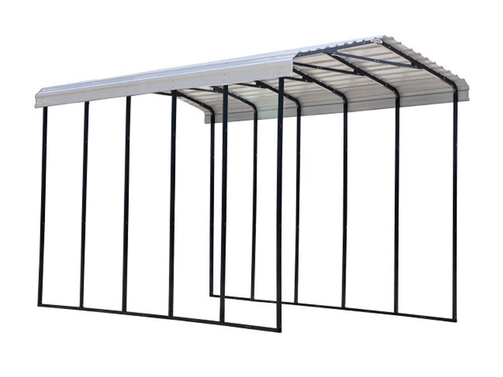Arrow Carport, 14 ft. x 24 ft. x 14ft. Eggshell 14′ x 24′ x 14′