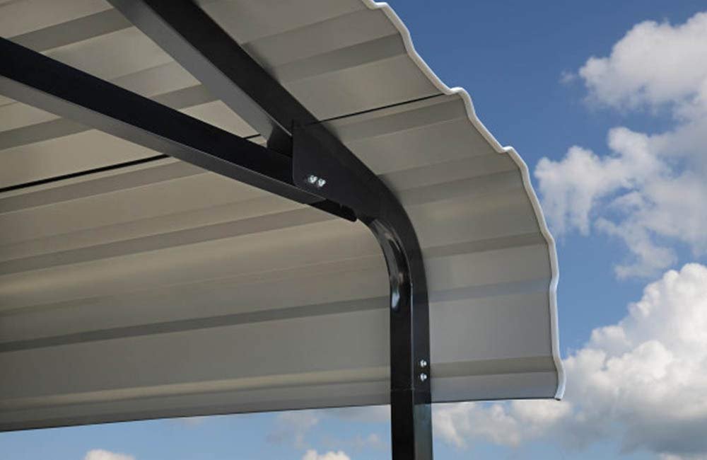 Arrow Carport, 14 ft. x 20 ft. x 14ft. Charcoal 14′ x 20′ x 14′