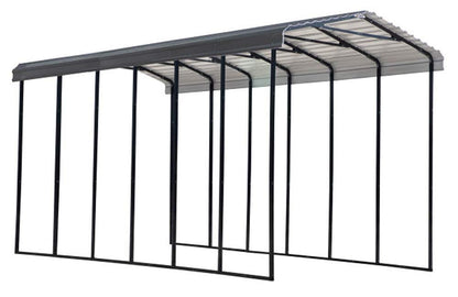 Arrow Carport, 14 ft. x 29 ft. x 14ft. Charcoal 14′ x 29′ x 14′