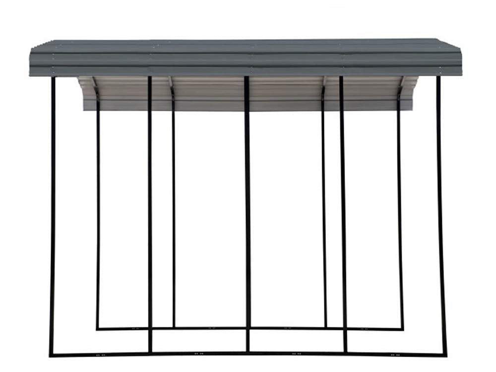 Arrow Carport, 14 ft. x 20 ft. x 14ft. Charcoal 14′ x 20′ x 14′