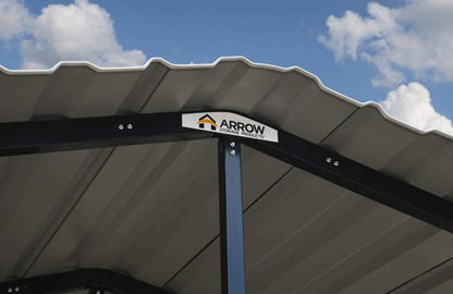 Arrow Carport, 14 ft. x 20 ft. x 14ft. Charcoal 14′ x 20′ x 14′