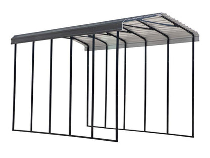 Arrow Carport, 14 ft. x 24 ft. x 14 ft. Charcoal 14′ x 24′ x 14′