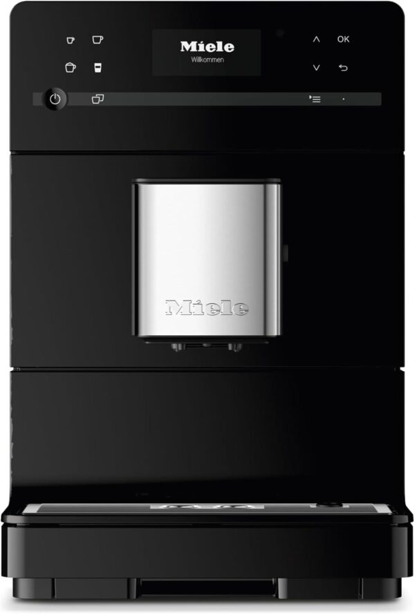 Miele CM 5310 Silence – Automatic coffee machine with OneTouch for Two, Aromatic System, coffee maker, cleaning programs and more, in obsidian black
