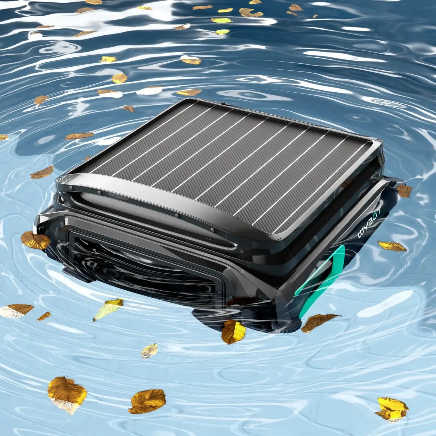 WYBOT F1 Solar-Powered Robotic Pool Skimmer – Cordless Surface Debris Cleaner