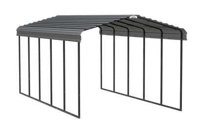 Arrow Carport, 12 ft. x 24ft. x 9ft. Charcoal 12′ x 24′ x 9′