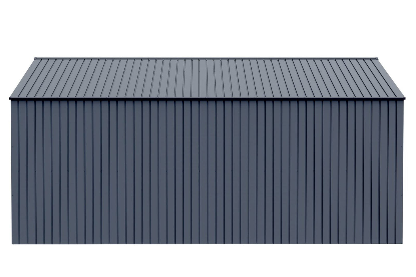 Arrow Shed Elite 14′ x 16′ Outdoor Lockable Gable Roof Steel Storage Shed Building, Anthracite