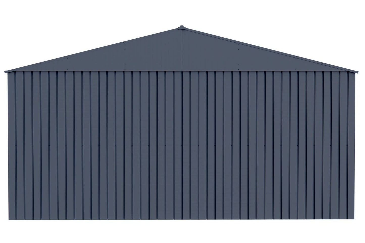 Arrow Shed Elite 14′ x 16′ Outdoor Lockable Gable Roof Steel Storage Shed Building, Anthracite