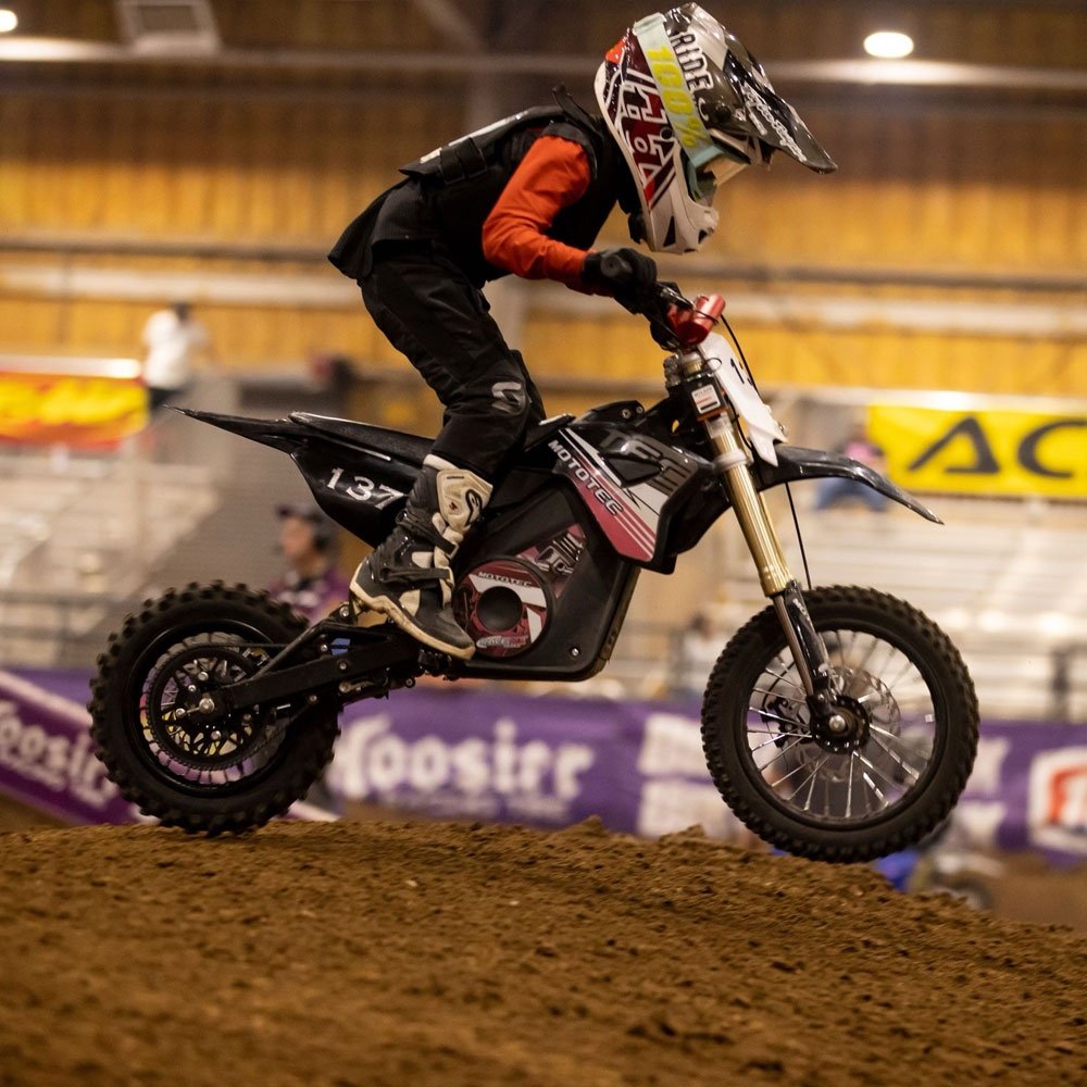 MotoTec Kids Electric Ride-On Dirt Bike