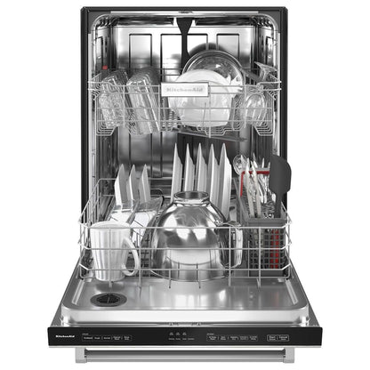 KitchenAid 24″ Fully-Integrated Built-In Dishwasher with 30 Total Wash Jets in PrintShield Stainless Steel