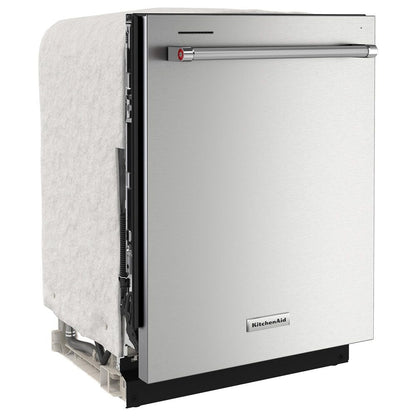 KitchenAid 24″ Fully-Integrated Built-In Dishwasher with 30 Total Wash Jets in PrintShield Stainless Steel