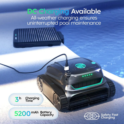 WYBOT S2 Solar Robotic Pool Cleaner – Solar Charging, App Control
