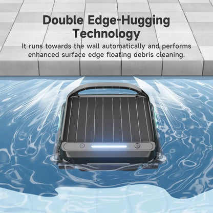 WYBOT F1 Solar-Powered Robotic Pool Skimmer – Cordless Surface Debris Cleaner