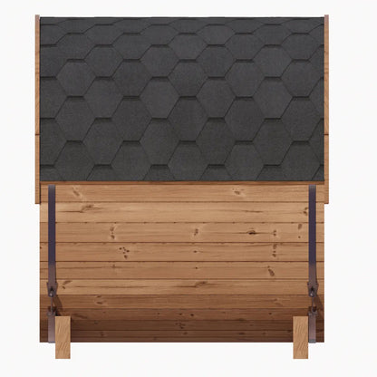 SaunaLife 3-person Outdoor Barrel Sauna - Model E6 | AQVINA World
