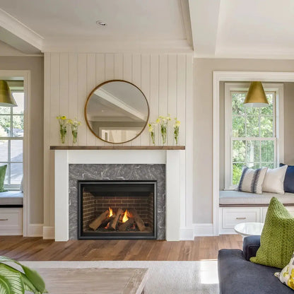 Majestic Meridian Modern 36" Direct Vent Gas Fireplace | 30,000 BTU | IntelliFire Touch | MER36MN