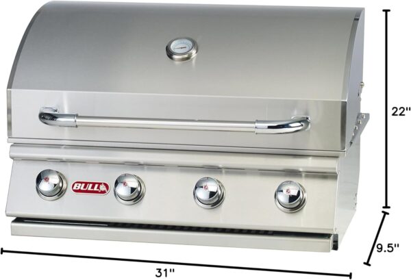 Bull Outlaw 30 inch 4 Burner Built in Natural Gas Grill