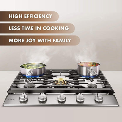 Fotile 30″ Tri-Ring Gas Cooktop GLS30501