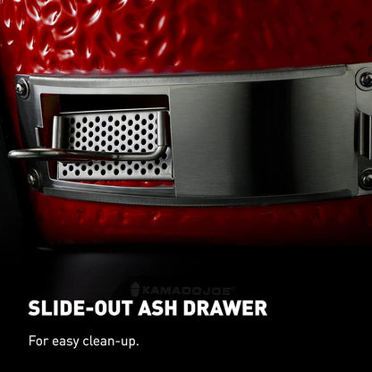 Kamado Joe Big Joe I 24 in. Blaze Red Ceramic Charcoal Grill