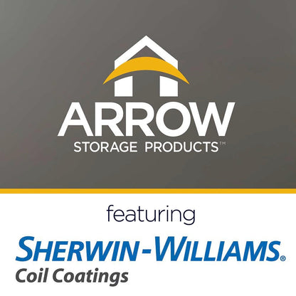 Arrow Carport, 12 ft. x 24ft. x 9ft. Charcoal 12′ x 24′ x 9′