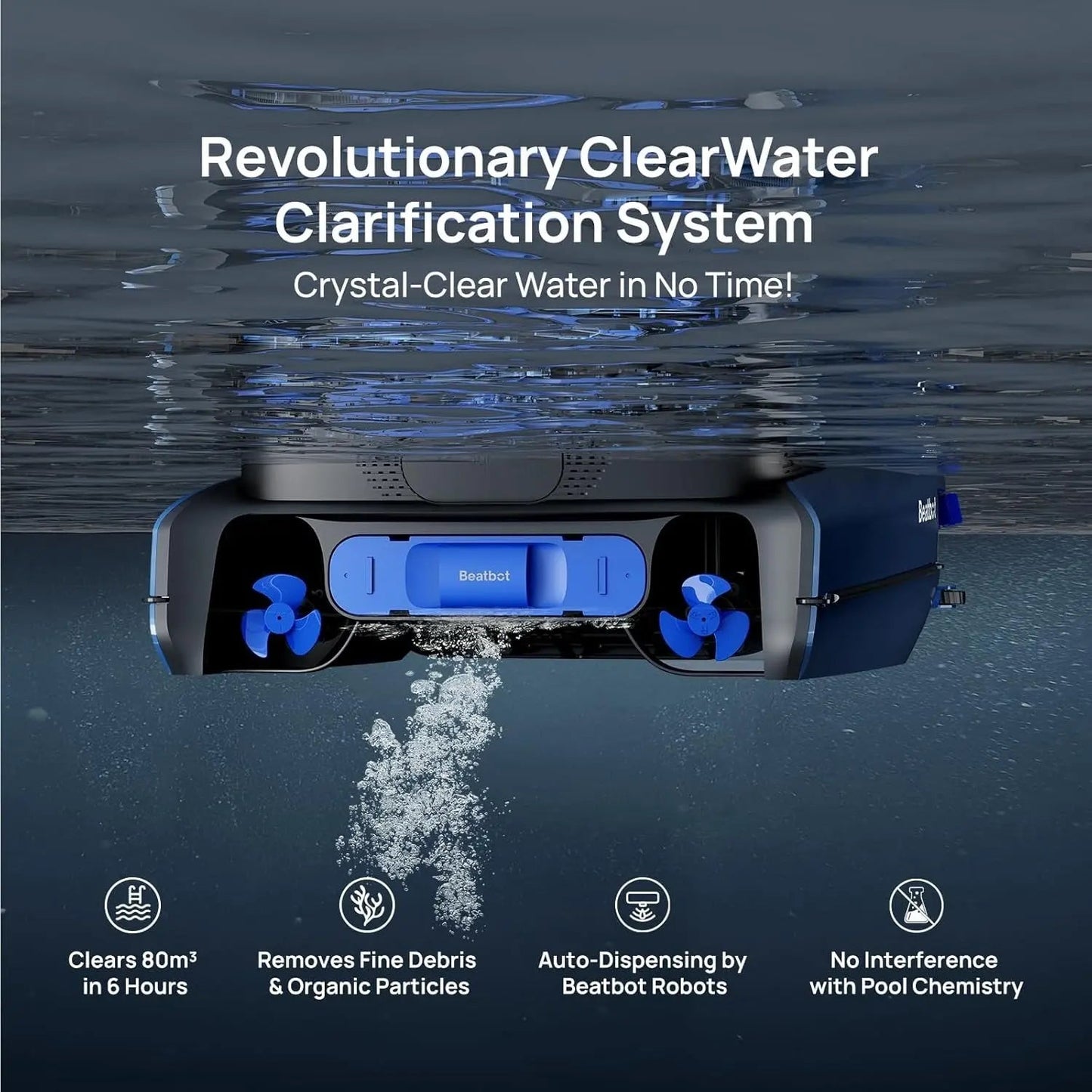 Beatbot AquaSense® 2 + iSkim® Robotic Pool Cleaner & Skimmer Bundle