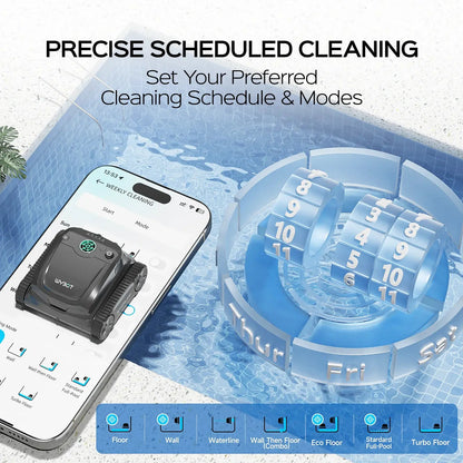 WYBOT S2 Solar Vision Robotic Pool Cleaner – Self-Charging Solar Dock, AI Camera