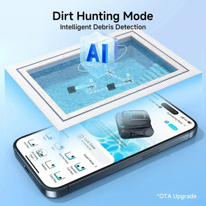 WYBOT M2 Vision Cordless Robotic Pool Cleaner – AI Camera for Large Inground Pools
