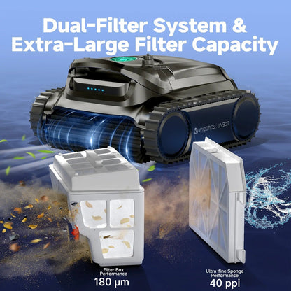 WYBOT M1 Cordless Robotic Pool Cleaner – Smart App Control