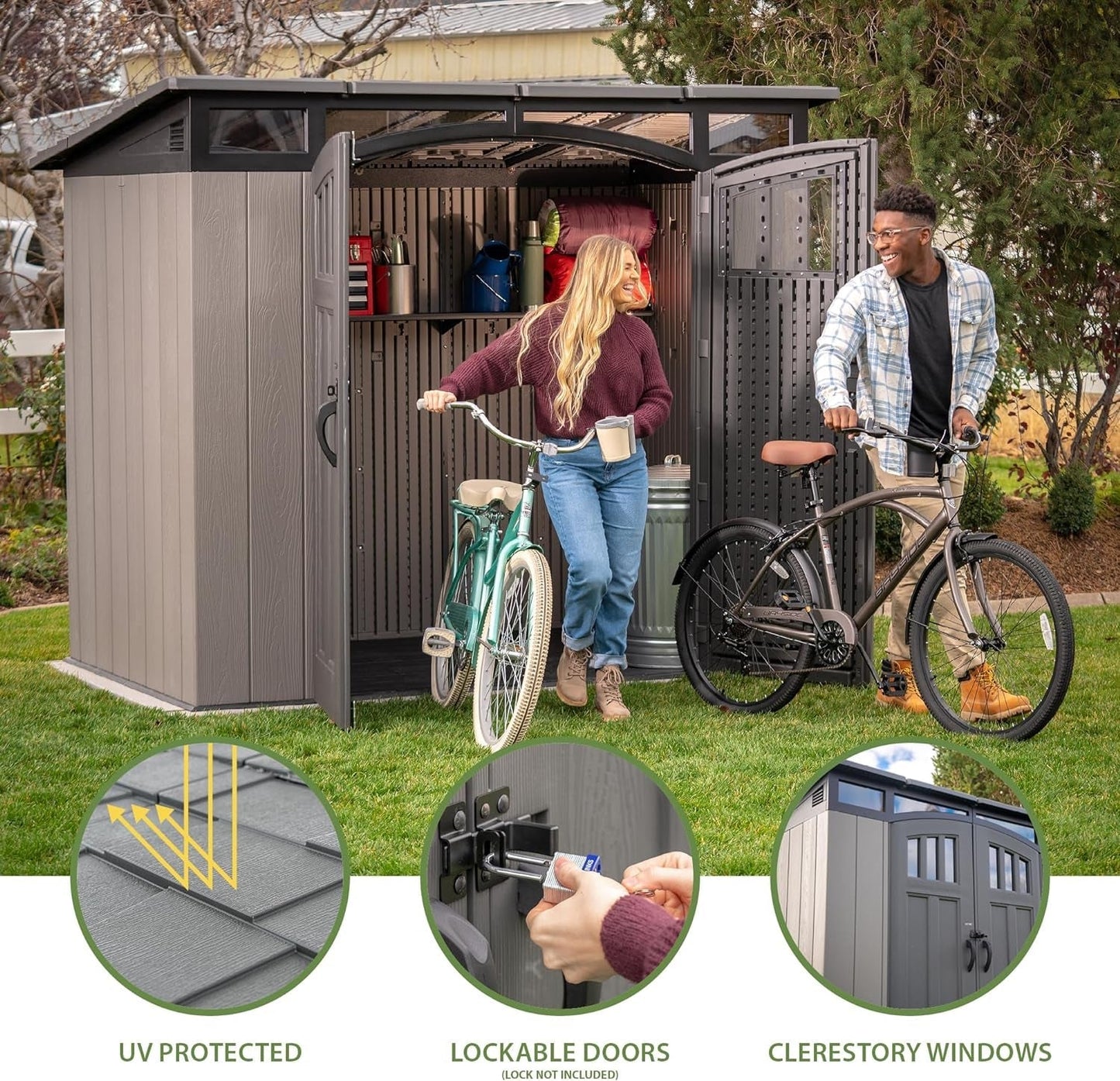 8 X 5 Ft. Modern Outdoor Storage Shed