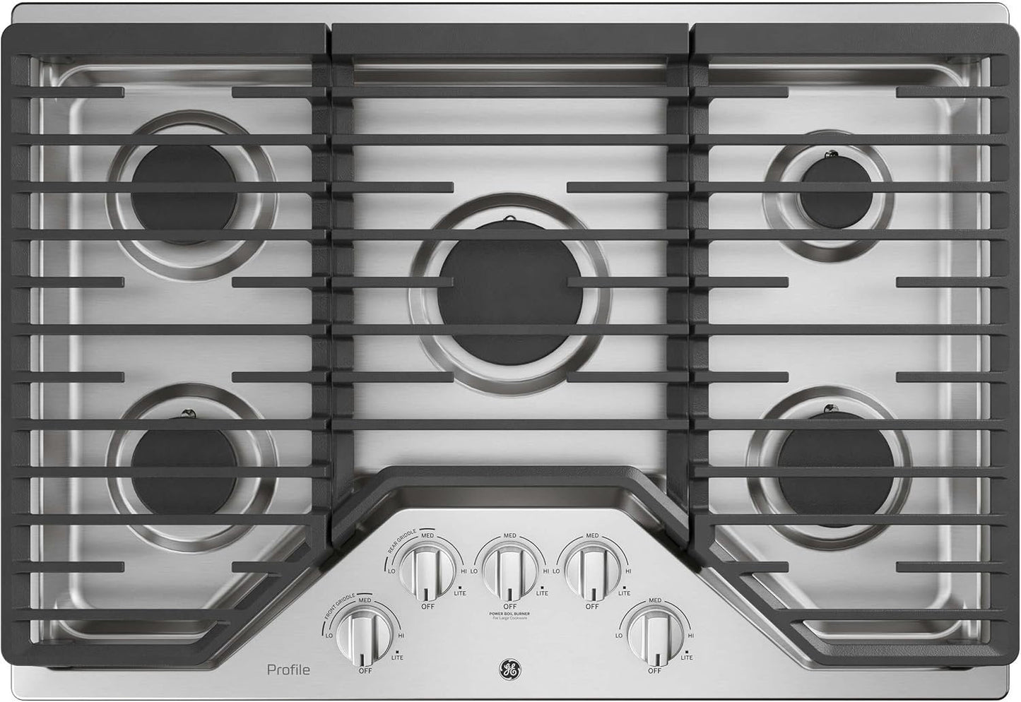GE Profile PGP7030SLSS 30″ Built-in Gas Cooktop