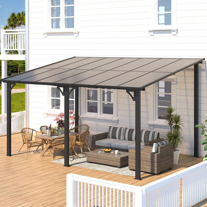 Aecojoy Aluminum Pergola with Canopy