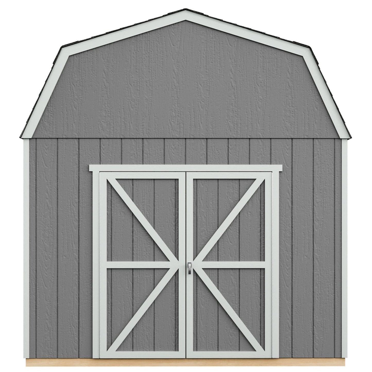 Handy Home Products Braymore 10×14 Do-It-Yourself Wooden Storage Shed with Floor