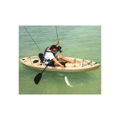 Lifetime Muskie 120 Sit-On-Top Angler Kayak w/ Paddle