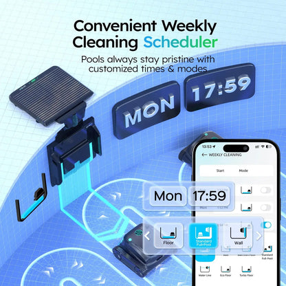 WYBOT S2 Solar Robotic Pool Cleaner – Solar Charging, App Control