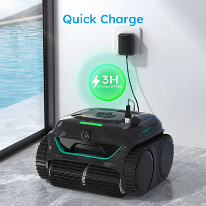 WYBOT C2 Vision Cordless Robotic Pool Cleaner – AI Camera Debris Targeting