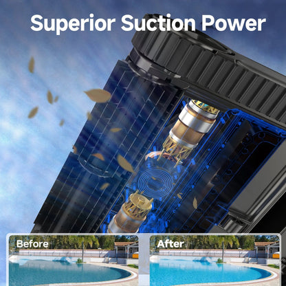 WYBOT S2 Cordless Robotic Pool Cleaner – Triple Motor, Floor to Waterline