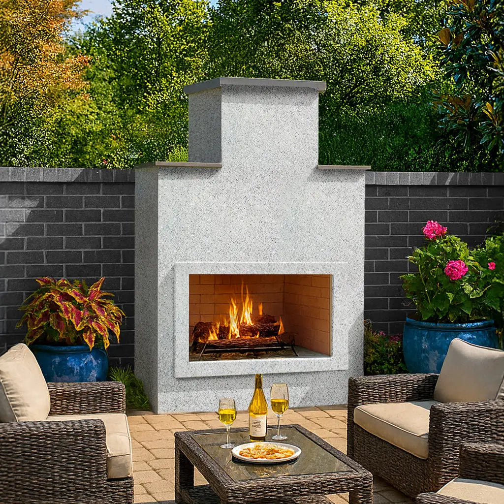 Cal Flame - Indio Contemporary Outdoor Gas Fireplace | Model: FRP903-1