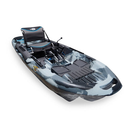 3 Waters Big Fish 108′ Length Urban Camo Pro Fish Pedal Drive Cathedral Hull
