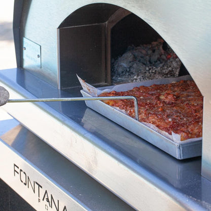 Fontana Forni Mangiafuoco Wood-Fired Pizza Oven – Stainless – FTMF-S