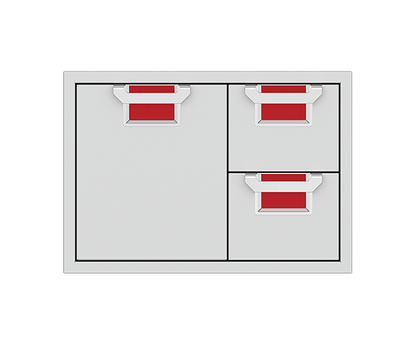 Aspire By Hestan 36" Double Drawer & Storage Drawer Combination - AESDR36