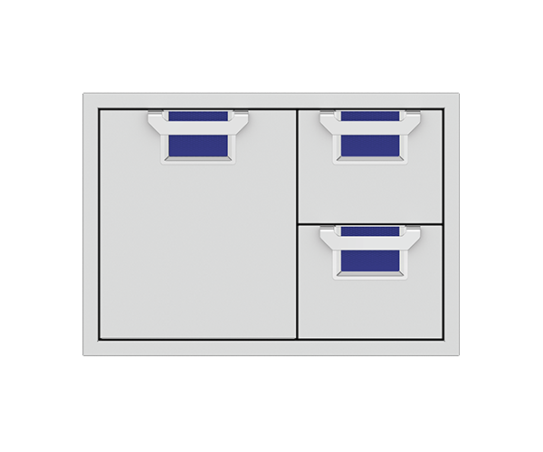 Aspire By Hestan 36" Double Drawer & Storage Drawer Combination - AESDR36