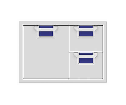Aspire By Hestan 36" Double Drawer & Storage Drawer Combination - AESDR36