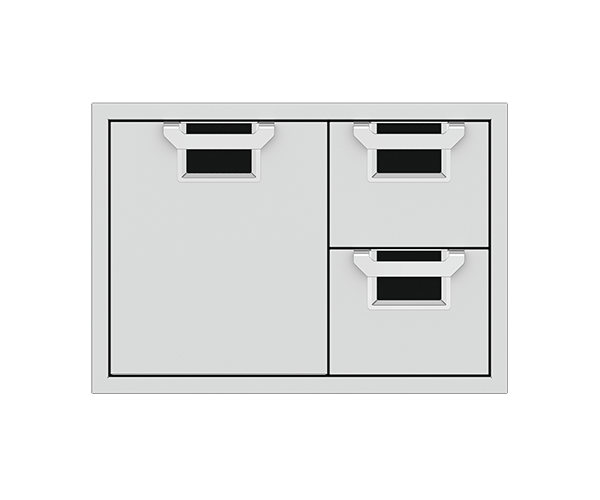 Aspire By Hestan 30" Double Drawer & Storage Drawer Combination - AESDR30