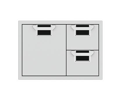 Aspire By Hestan 30" Double Drawer & Storage Drawer Combination - AESDR30