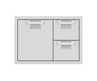 Aspire By Hestan 30" Double Drawer & Storage Drawer Combination - AESDR30