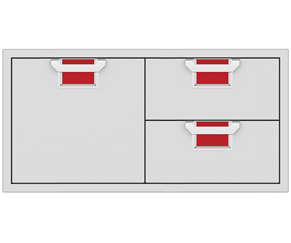 Aspire By Hestan 42" Double Drawer & Storage Drawer Combination - AESDR42