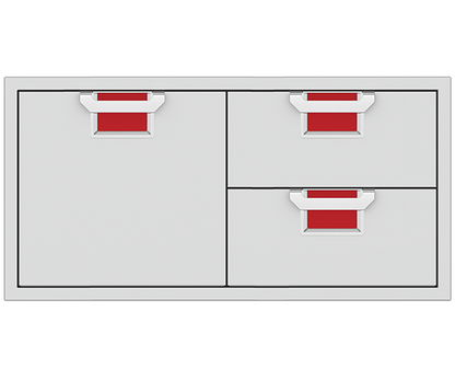 Aspire By Hestan 42" Double Drawer & Storage Drawer Combination - AESDR42