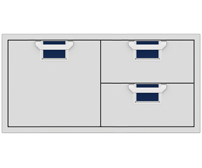 Aspire By Hestan 42" Double Drawer & Storage Drawer Combination - AESDR42