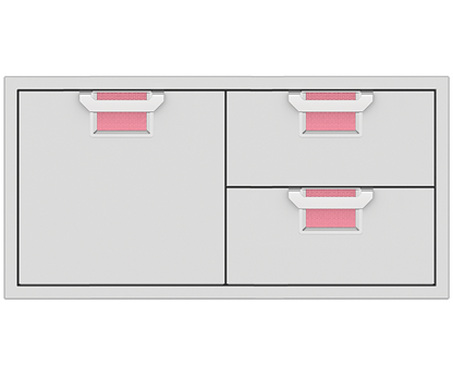 Aspire By Hestan 42" Double Drawer & Storage Drawer Combination - AESDR42